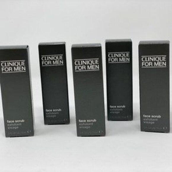 Clinique Other - 5pk Clinique for Men face scrub exfoliant 0.5 oz